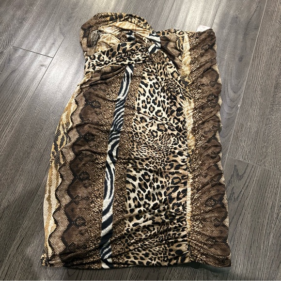 Marciano Animal Print Dress - Picture 2 of 7